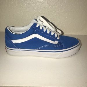 blue old skool vans